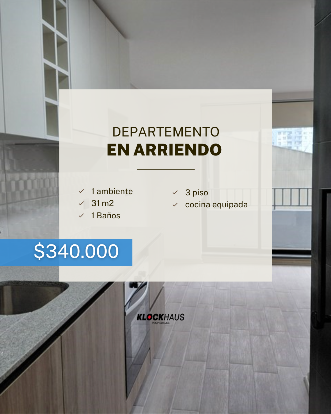 Arriendo Departamento Studio Nuevo en Concepción Centro